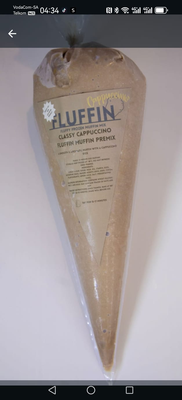 Fluffin cappuccino muffin